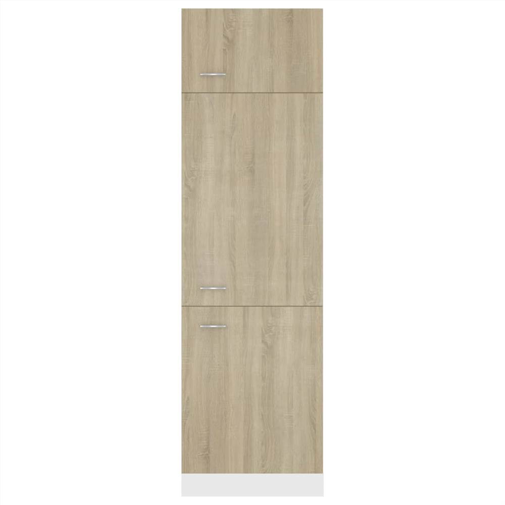 Kitchen Cabinet Sonoma Oak 60x57x207 cm Chipboard