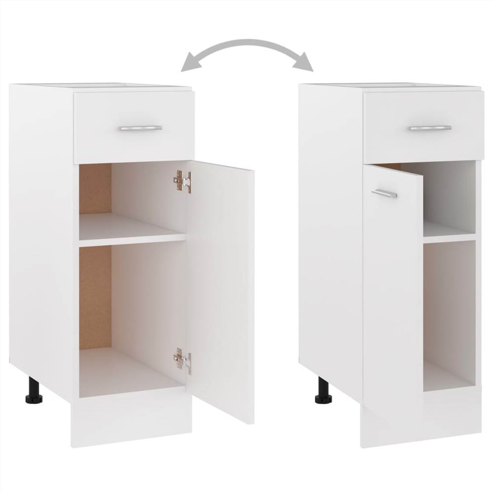 Kitchen Cabinet White 30x46x81.5 cm Chipboard