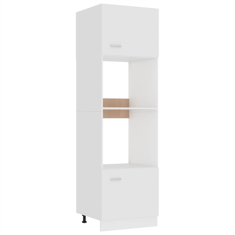 Kitchen Cabinet White 60x57x207 cm Chipboard