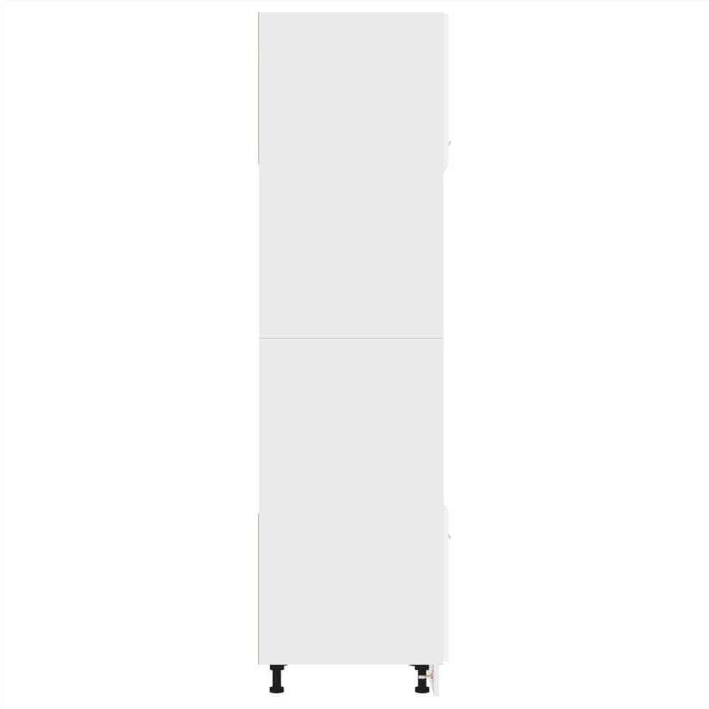 Kitchen Cabinet White 60x57x207 cm Chipboard