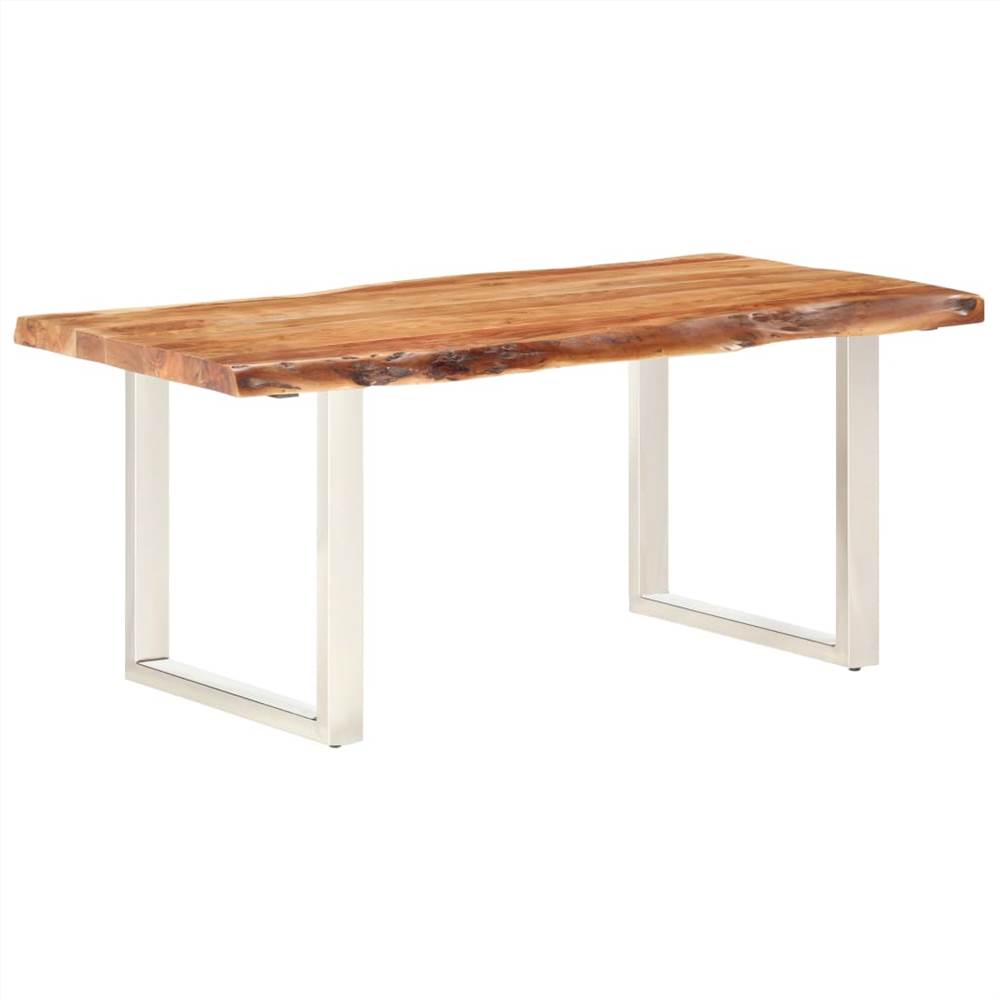 

Live Edge Table Solid Acacia Wood 180 cm 6 cm