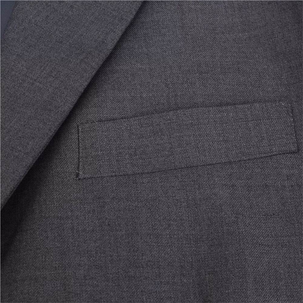 Mens Two Piece Business Suit Grey Size 48