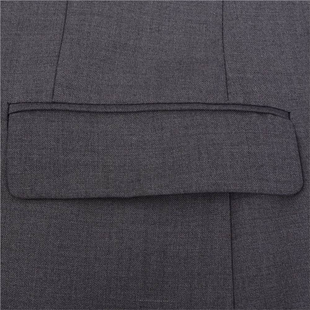 Mens Two Piece Business Suit Grey Size 48