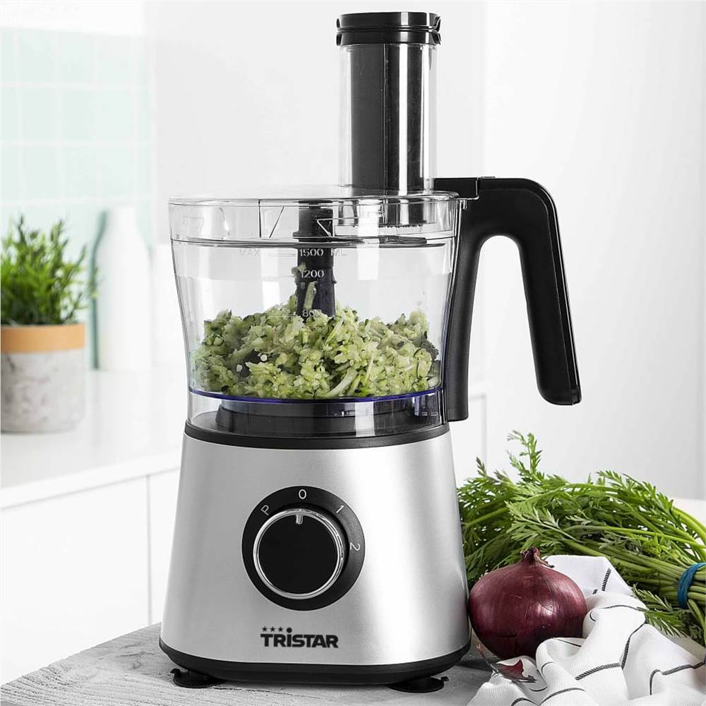 Tristar Food Processor 600W 1.5L Sliver