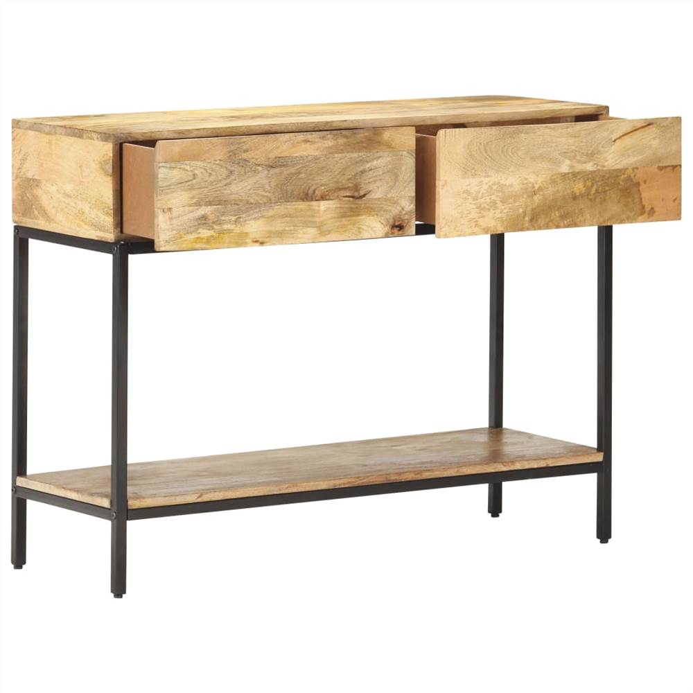 vidaXL Console Table 100x35x76 cm Solid Mango Wood
