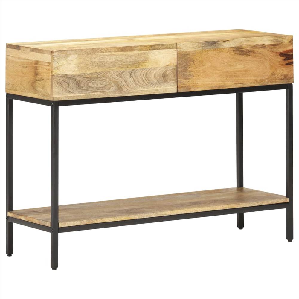 vidaXL Console Table 100x35x76 cm Solid Mango Wood