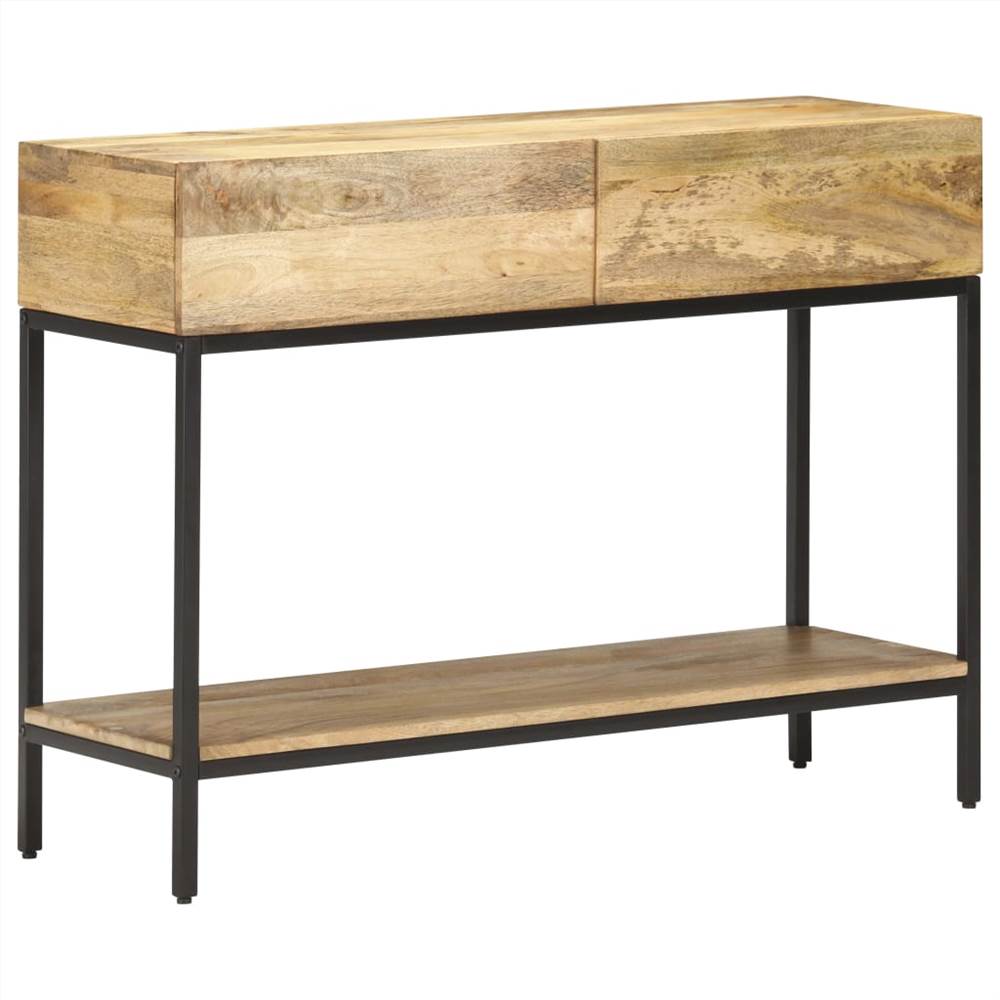 vidaXL Console Table 100x35x76 cm Solid Mango Wood