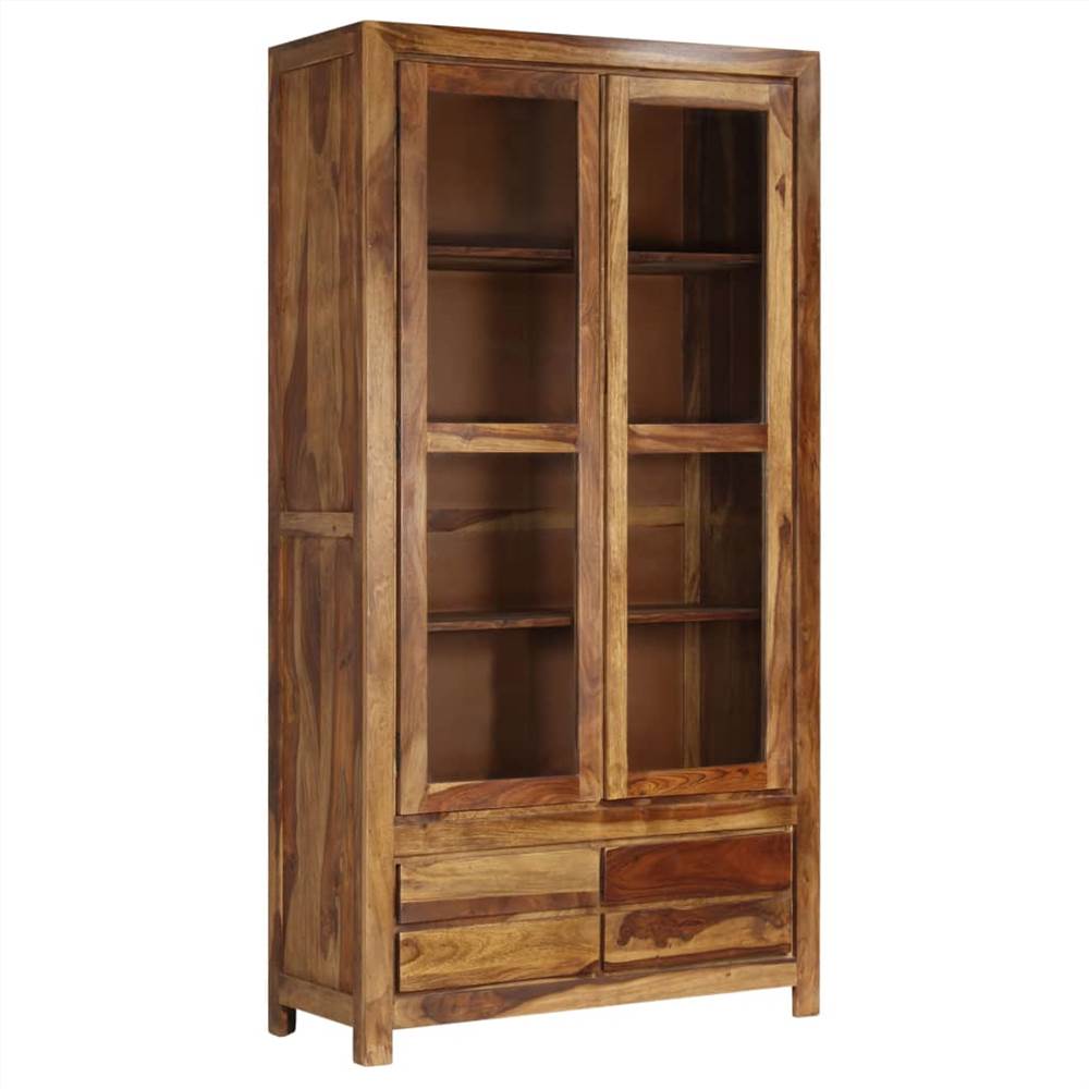 vidaXL Highboard Solid Sheesham Wood 90x40x175 cm
