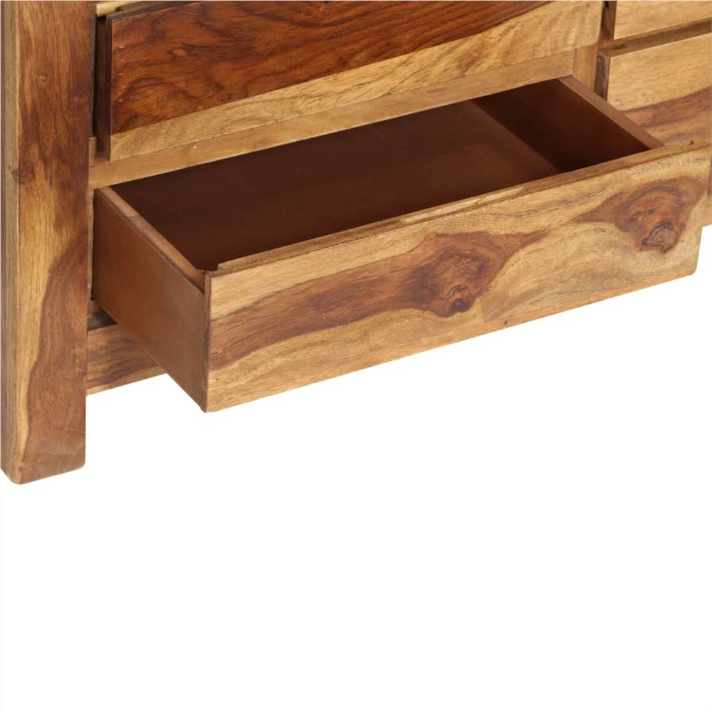vidaXL Highboard Solid Sheesham Wood 90x40x175 cm
