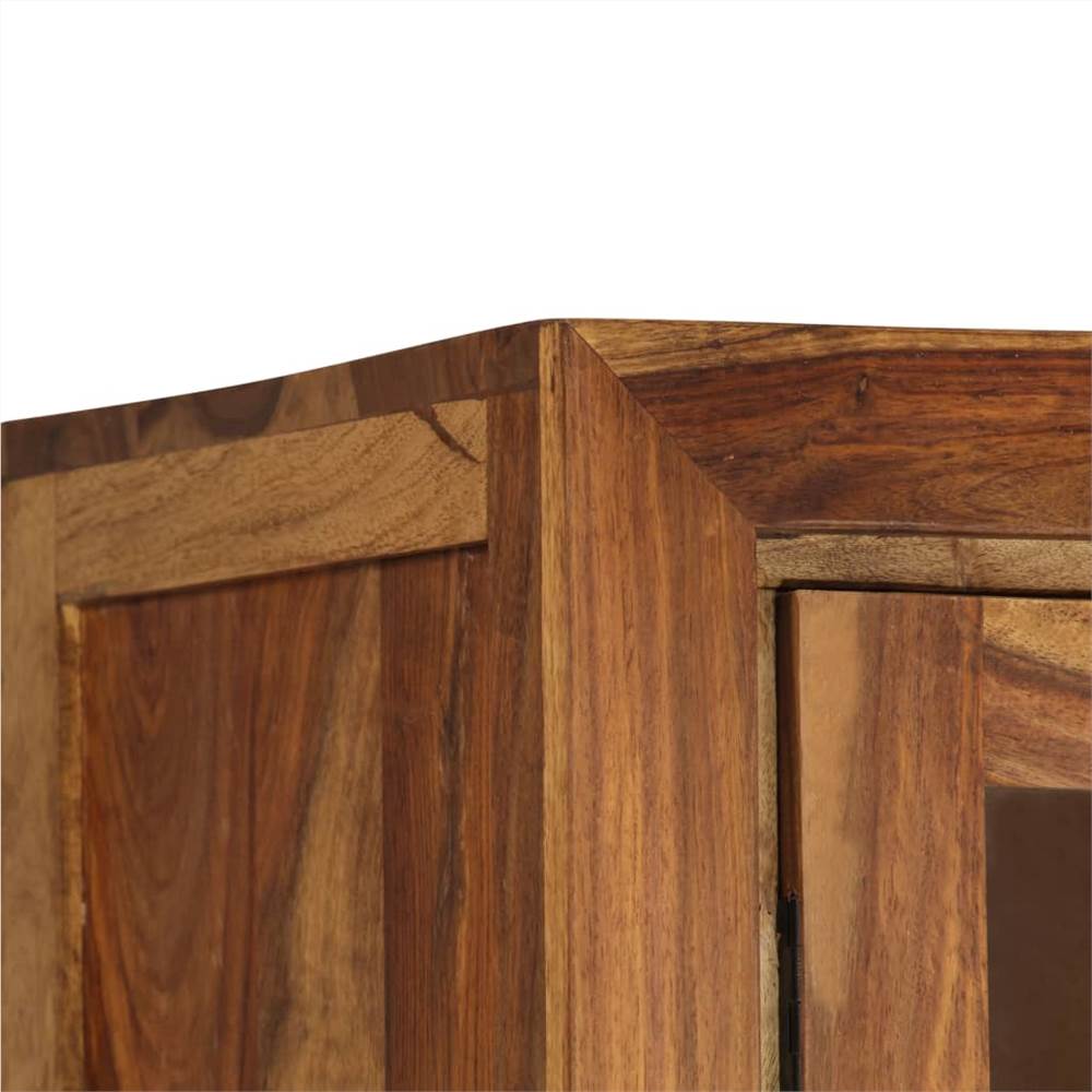 vidaXL Highboard Solid Sheesham Wood 90x40x175 cm