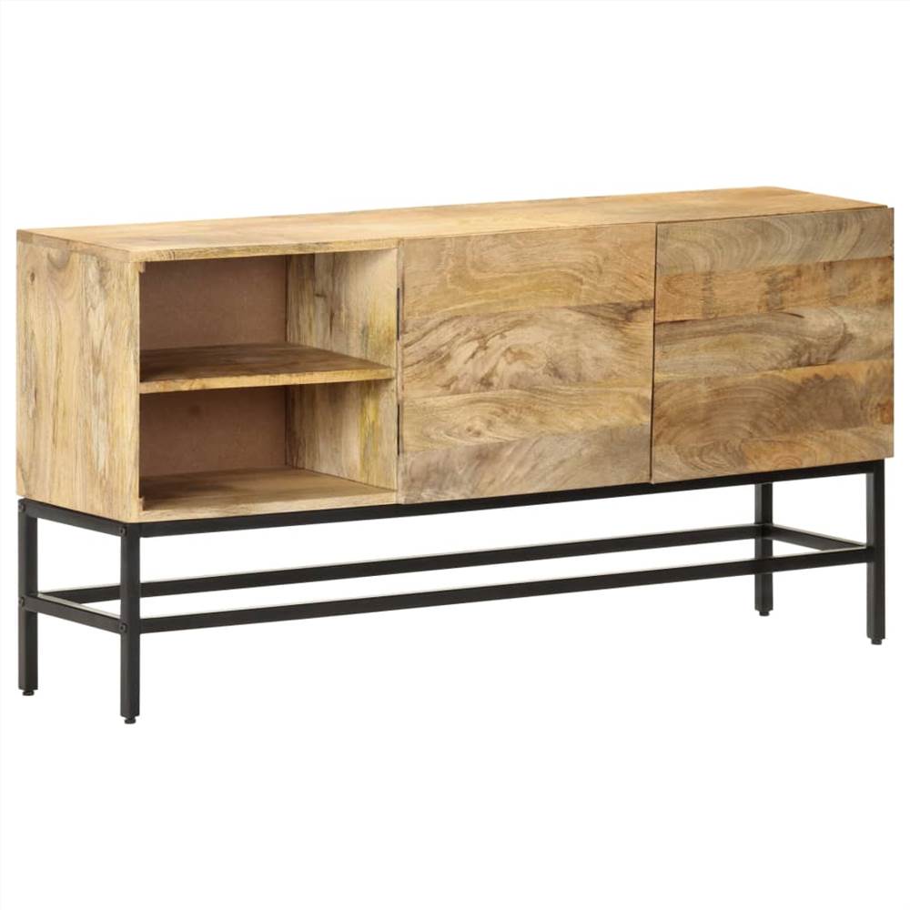 vidaXL Sideboard 120x30x60 cm Solid Mango Wood