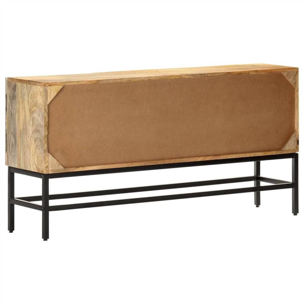 vidaXL Sideboard 120x30x60 cm Solid Mango Wood