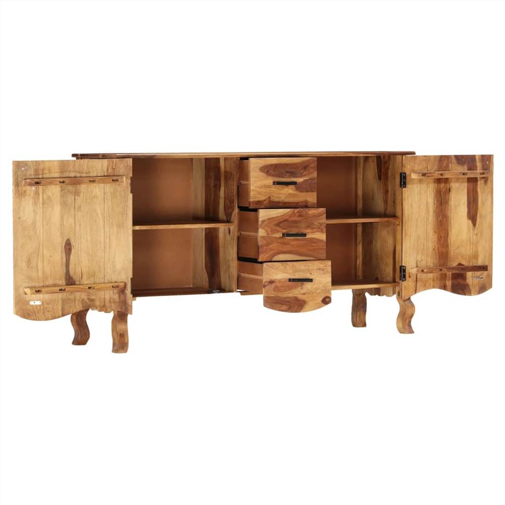 vidaXL Sideboard 145x40x80 cm Solid Sheesham Wood