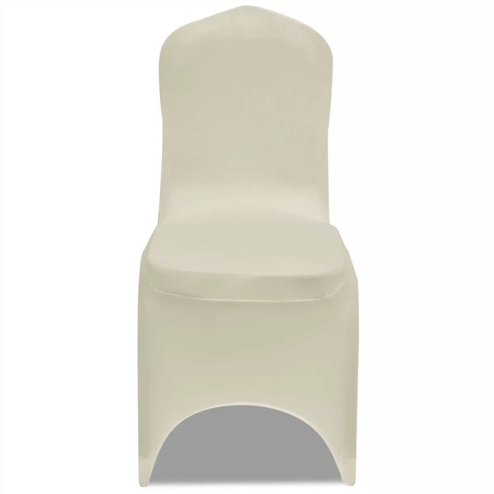 100 pcs Stretch Chair Covers Cream