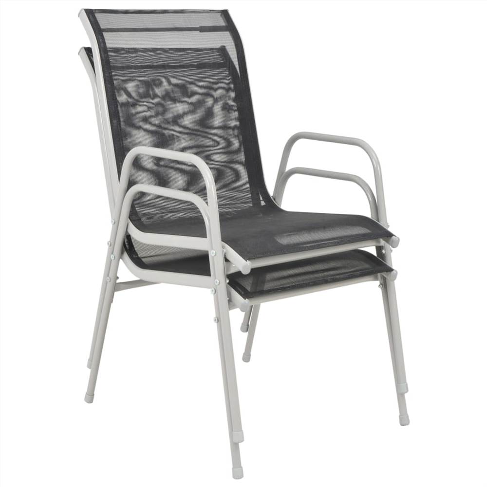 13 Piece Outdoor Dining Set Black
