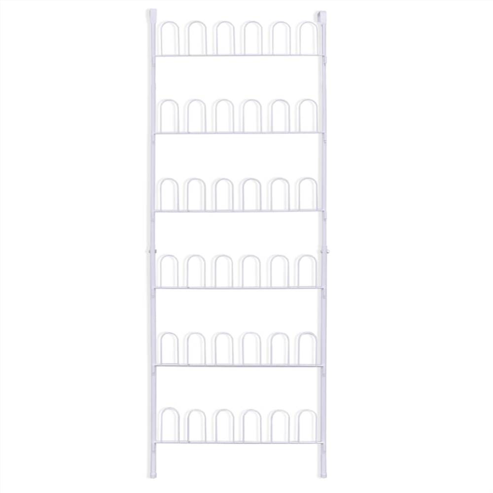 18 Pairs Shoe Racks 2 pcs Steel White