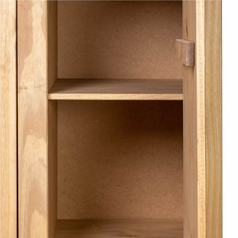 3-Door Wardrobe 118x50x171.5 cm Pine Panama Range