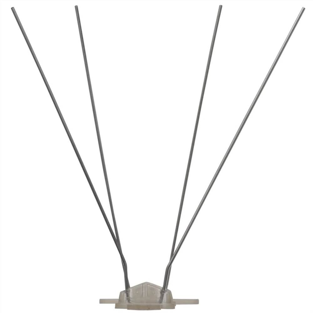 4-row Plastic Bird & Pigeon Spikes Set of 6 3 m