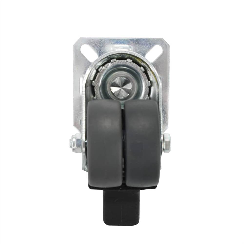 8 pcs Twin-wheel Swivel Casters 50 mm