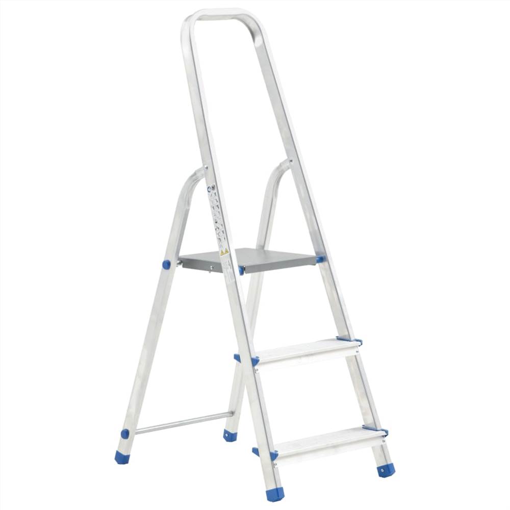 

Aluminium Step Ladder 3 Steps 150 kg