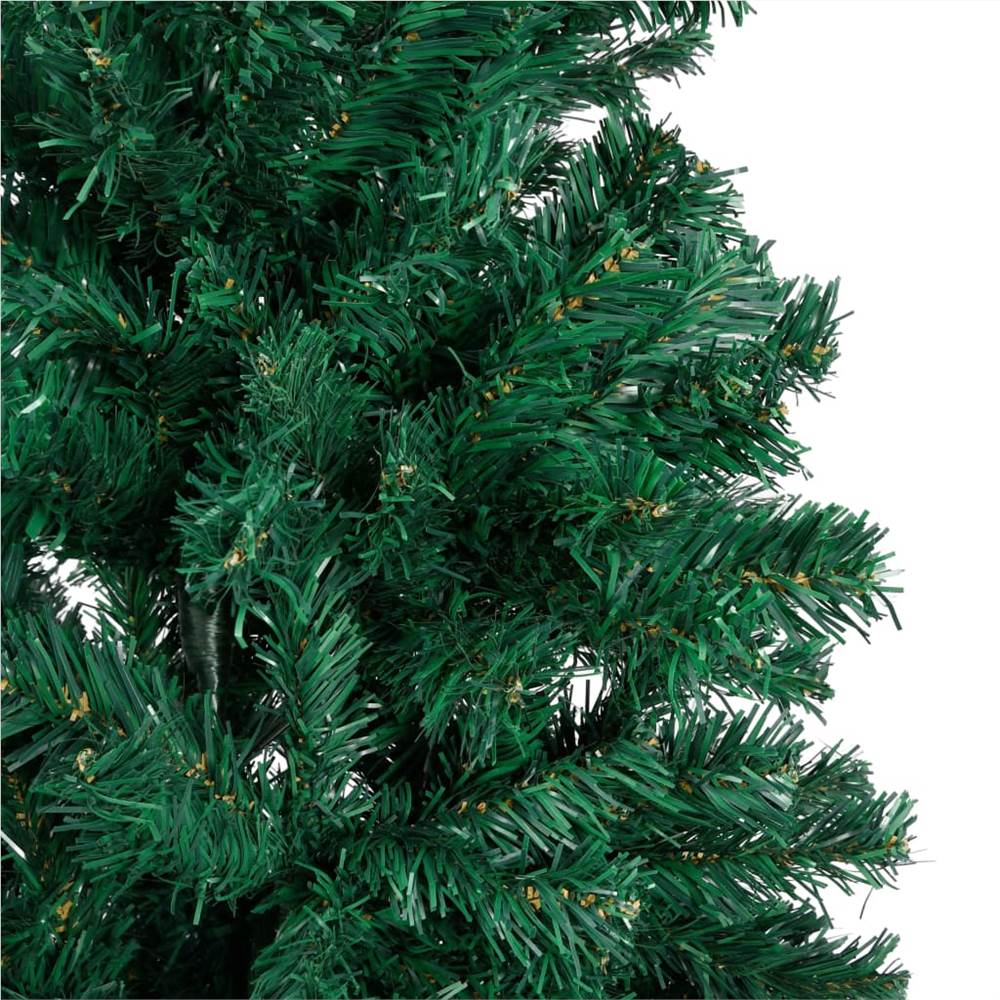 Artificial Christmas Tree with Thick Branches Green 240 cm PVC