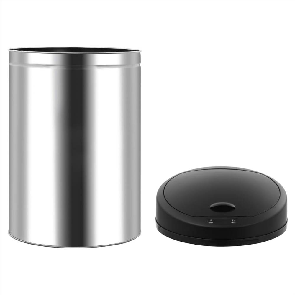 Automatic Sensor Dustbin Garbage Bin 42 L Stainless Steel