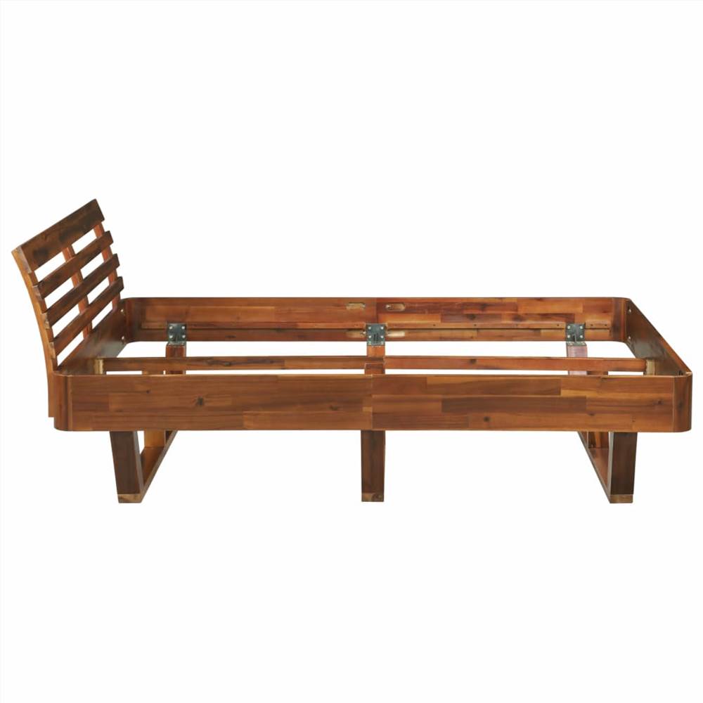 Bed Frame Solid Acacia Wood 120x200 cm