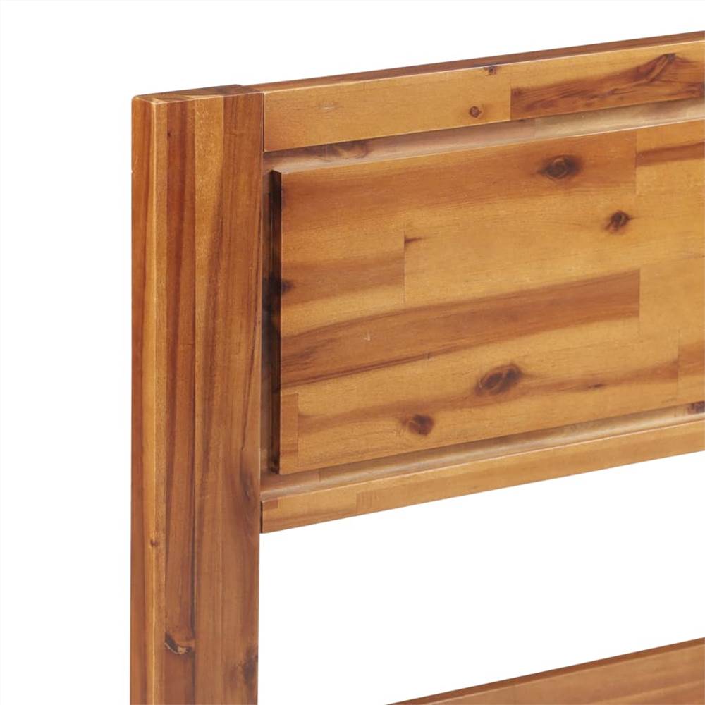 Bed Frame Solid Acacia Wood 160x200 cm