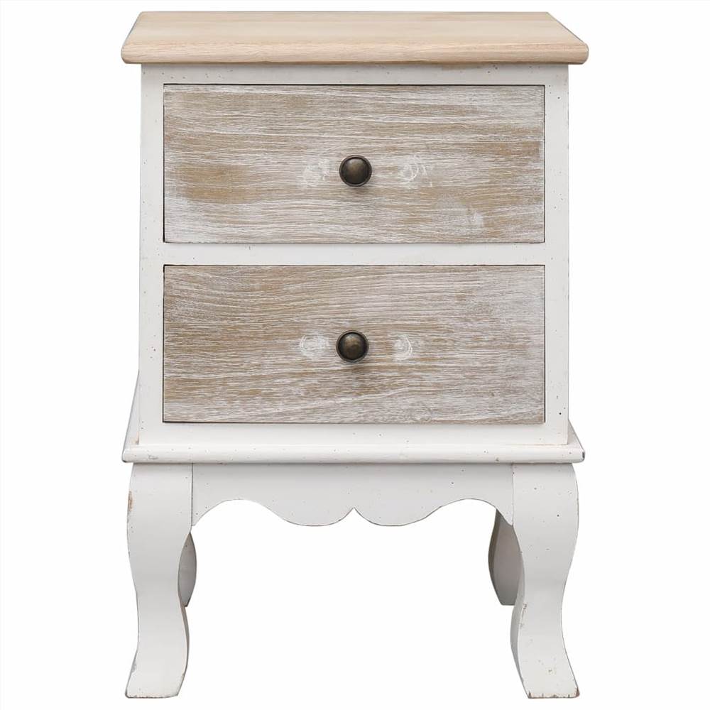 Bedside Cabinet 35x30x50 cm Paulownia Wood