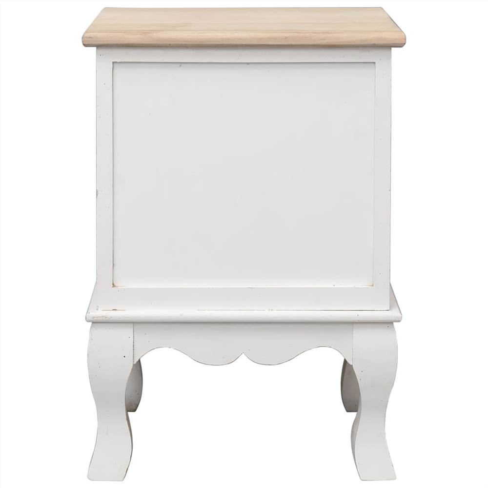Bedside Cabinet 35x30x50 cm Paulownia Wood