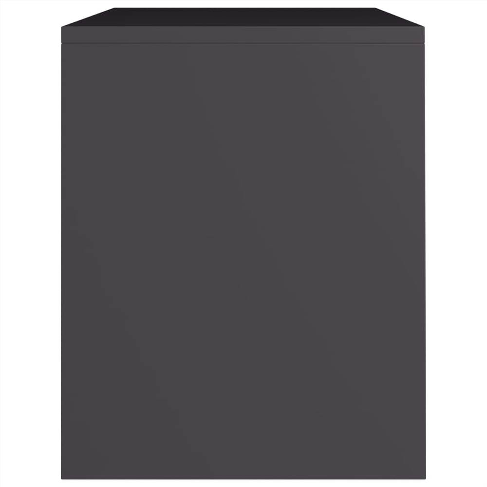 Bedside Cabinet Grey 40x30x40 cm Chipboard