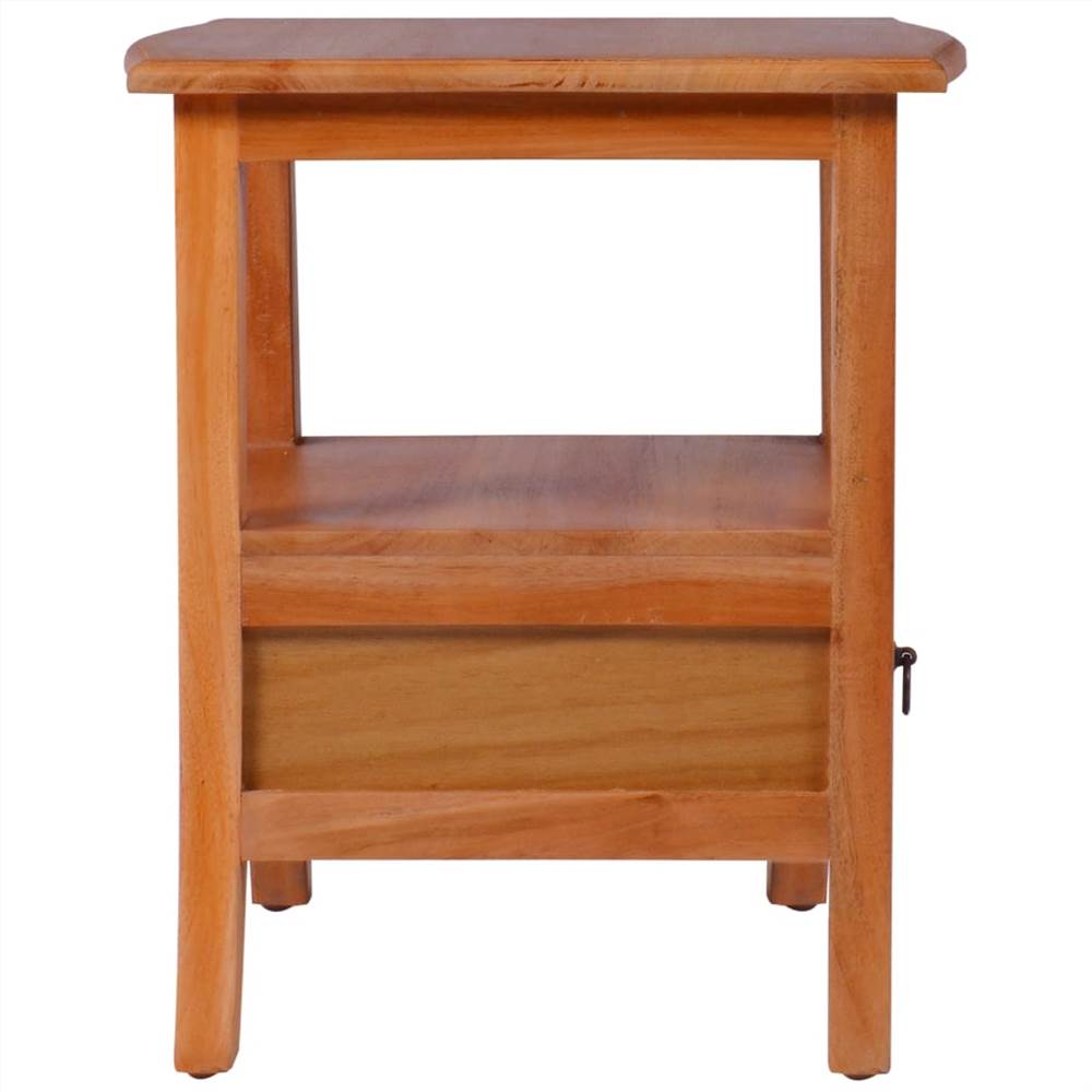 Bedside Cabinet Solid Mahogany Wood