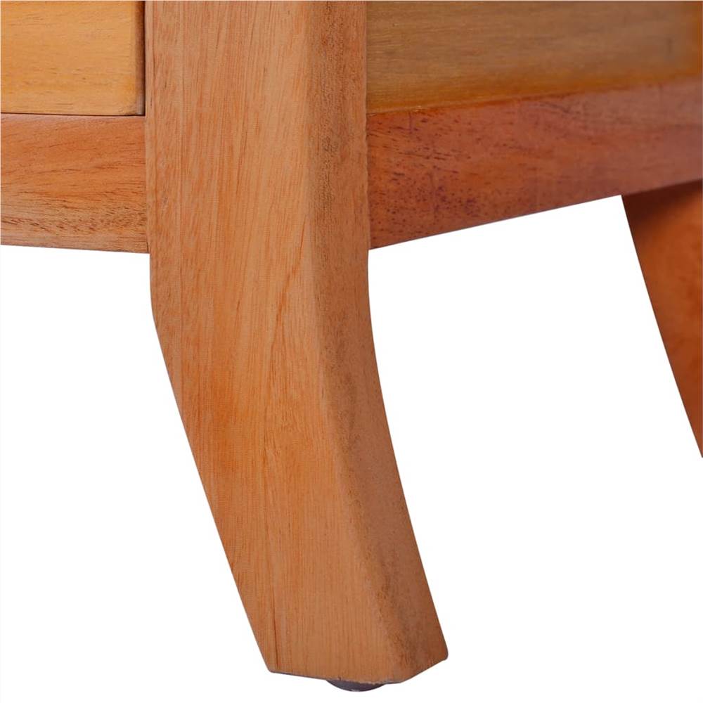 Bedside Cabinet Solid Mahogany Wood