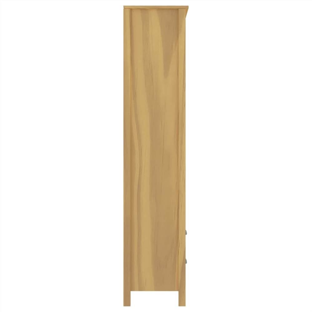 Bookcase Hill Range Honey Brown 85x37x170.5 cm Solid Pine Wood