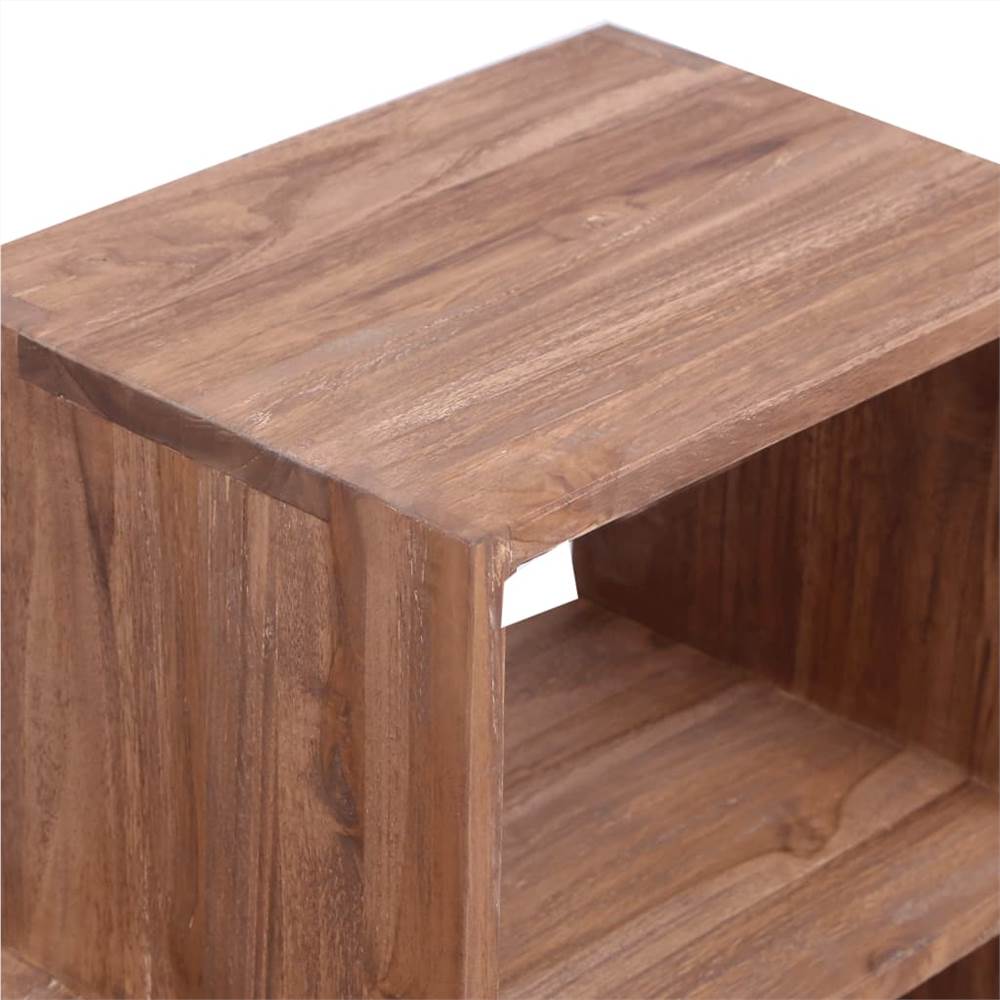 Bookshelf 100x30x120 cm Solid Teak Wood
