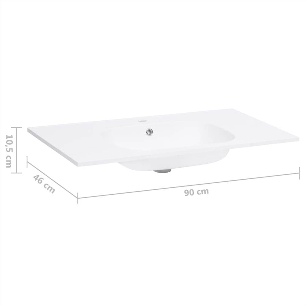 Built-in Wash Basin 900x460x105 mm SMC White