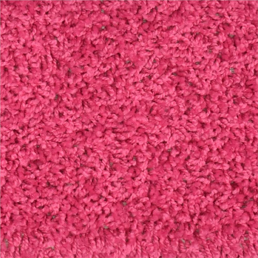 Carpet Stair Treads 15 pcs Pink 65x21x4 cm