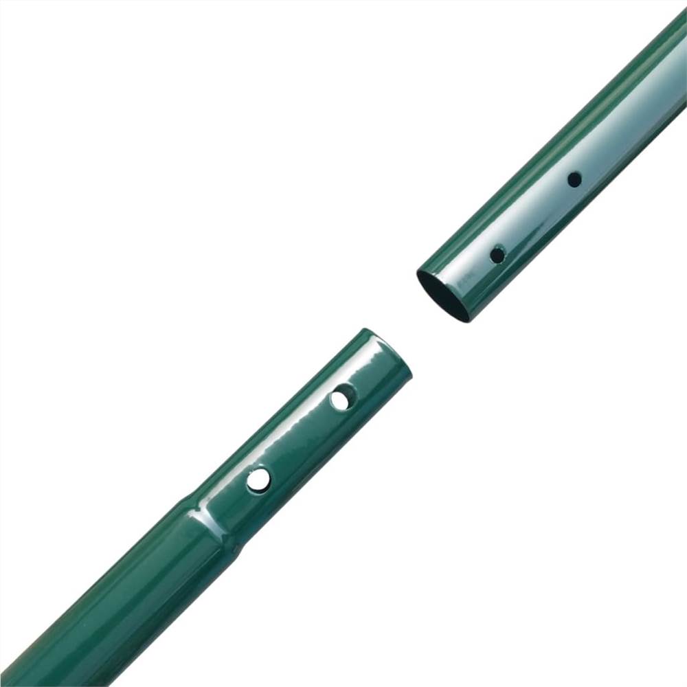 Chain Link Fence with Posts 1.97x15 m Green