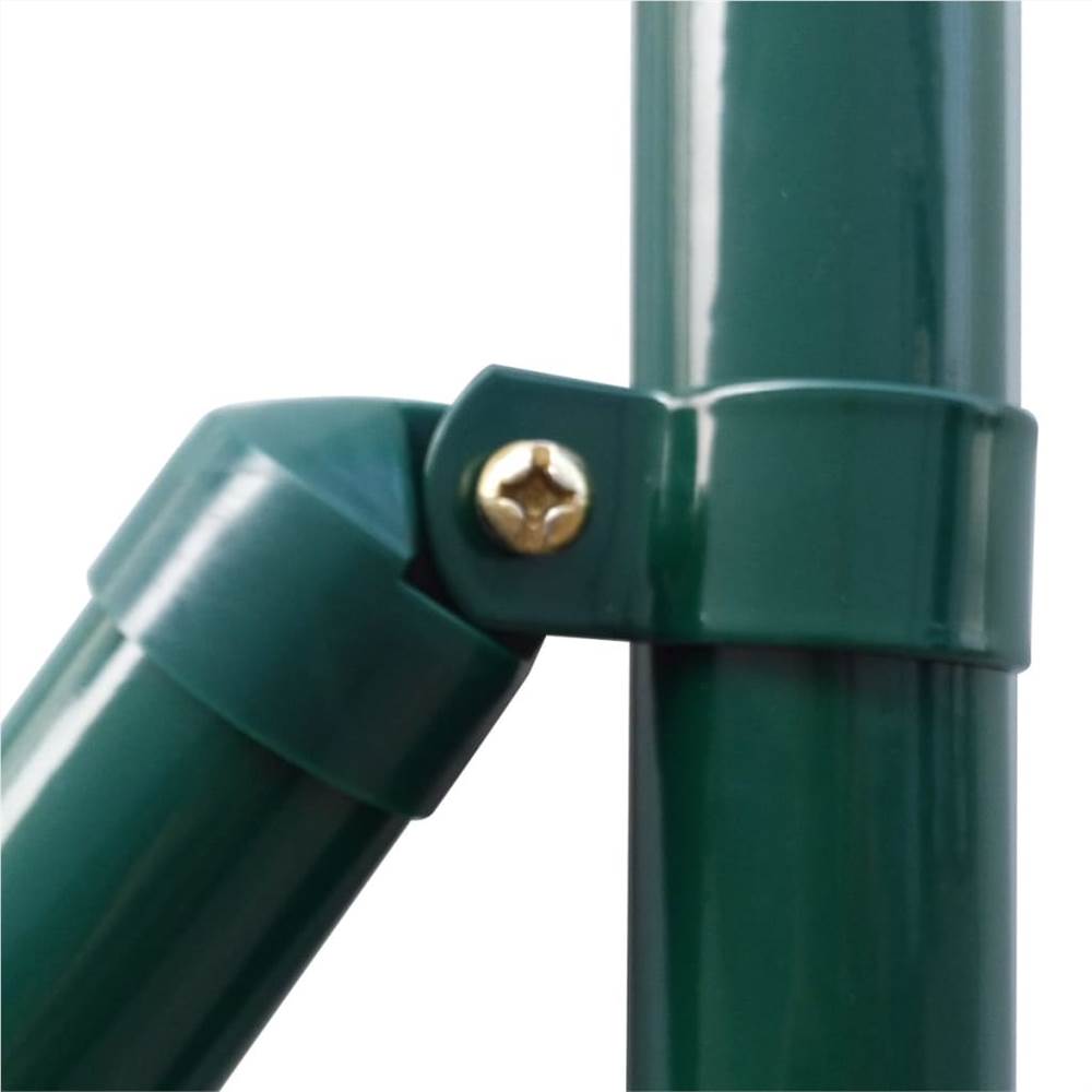 Chain Link Fence with Posts 1.97x15 m Green