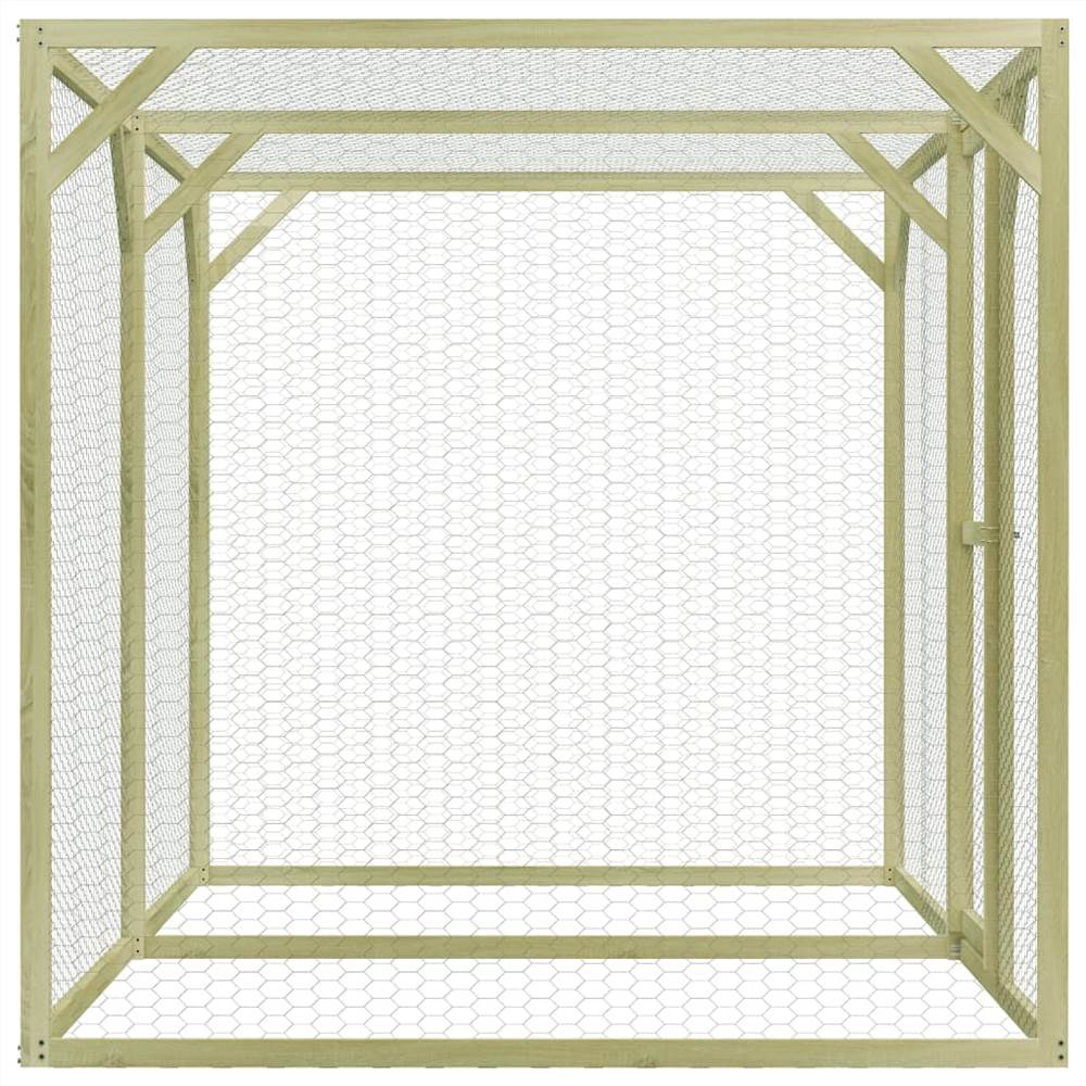 Chicken Cage 1.5x3x1.5 m Impregnated Pinewood