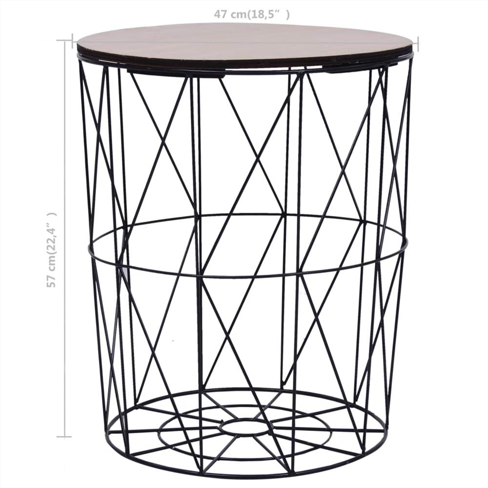 Coffee Table Black ? 47 cm