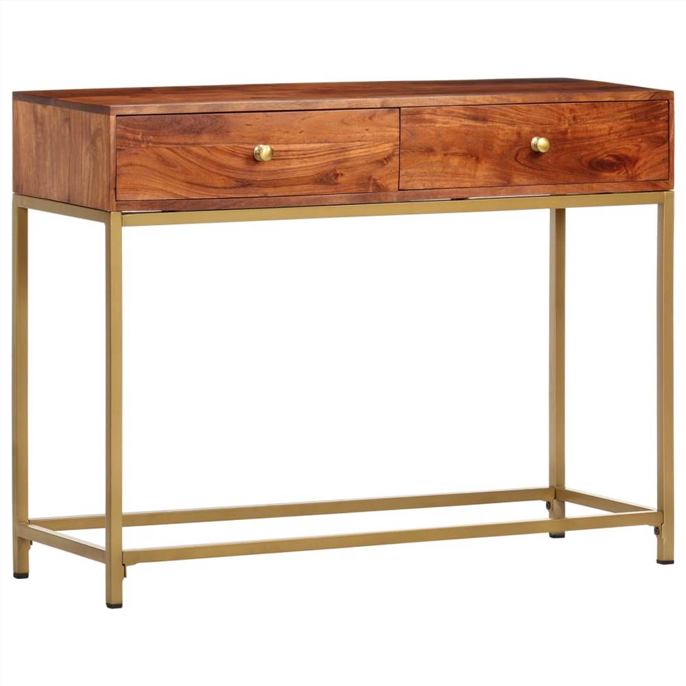 Console Table 100x35x76 cm Solid Acacia Wood