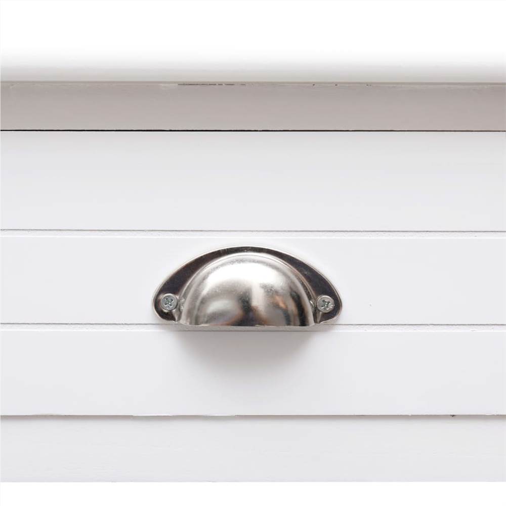 Console Table White 90x30x77 cm Wood