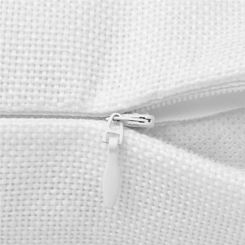 Cushion Covers 4 pcs Linen-look White 50x50 cm