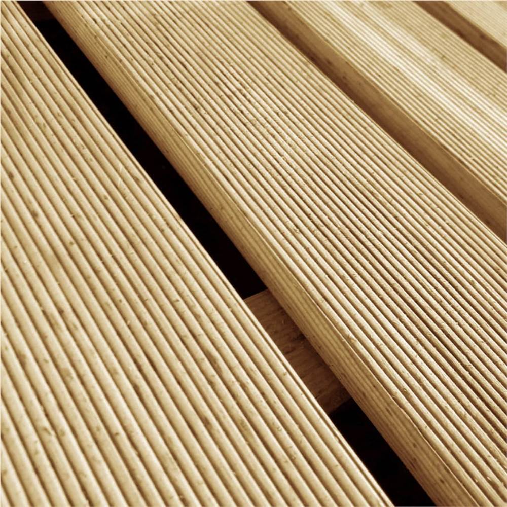 Decking Tiles 6 pcs 50x50 cm Wood Green