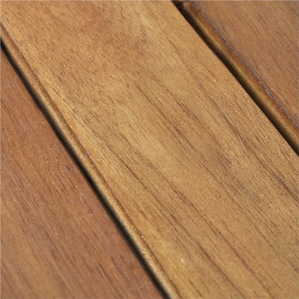 Decking Tiles Vertical Pattern 30 x 30 cm Acacia Set of 30