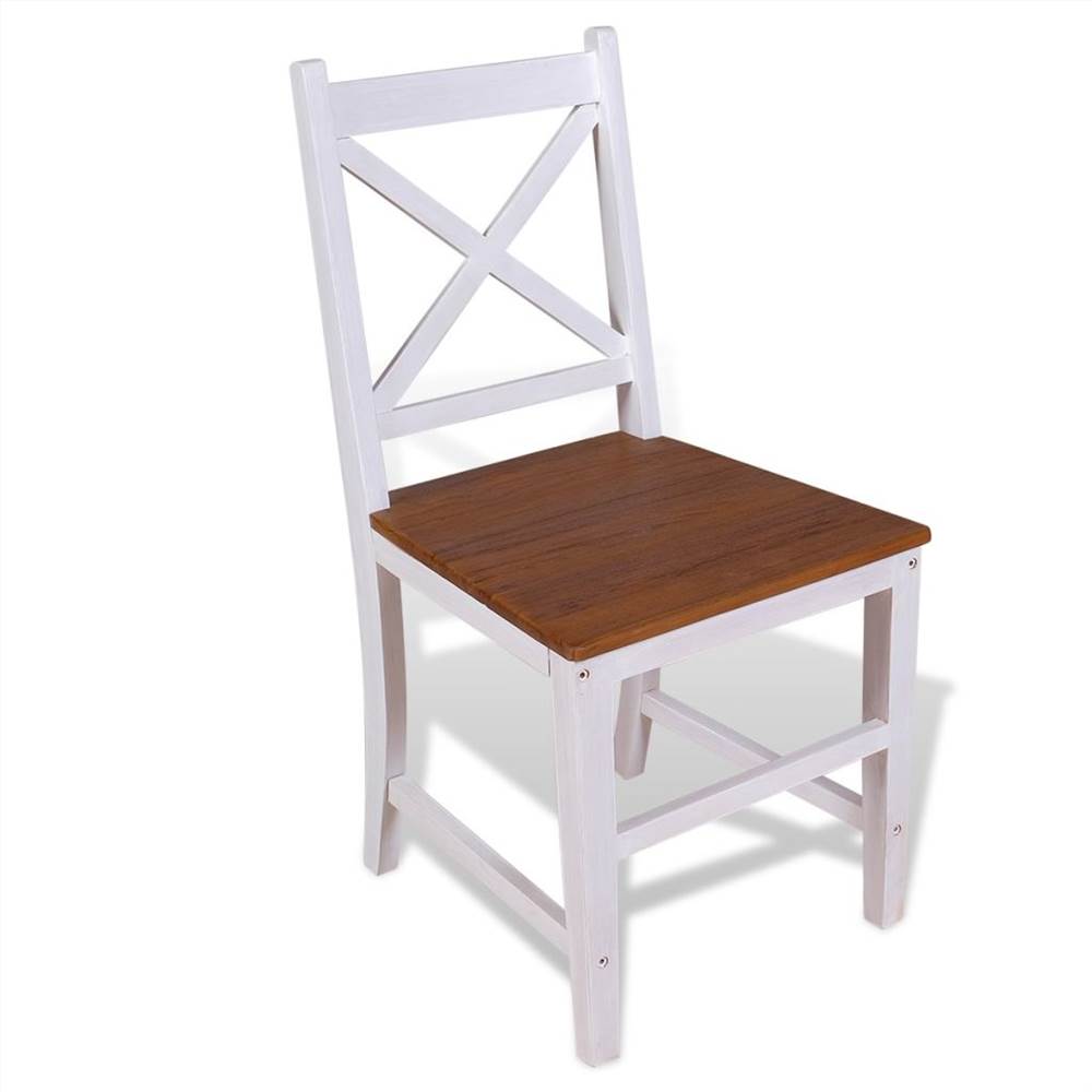 Dining Chairs 4 pcs Solid Teak Mahogany