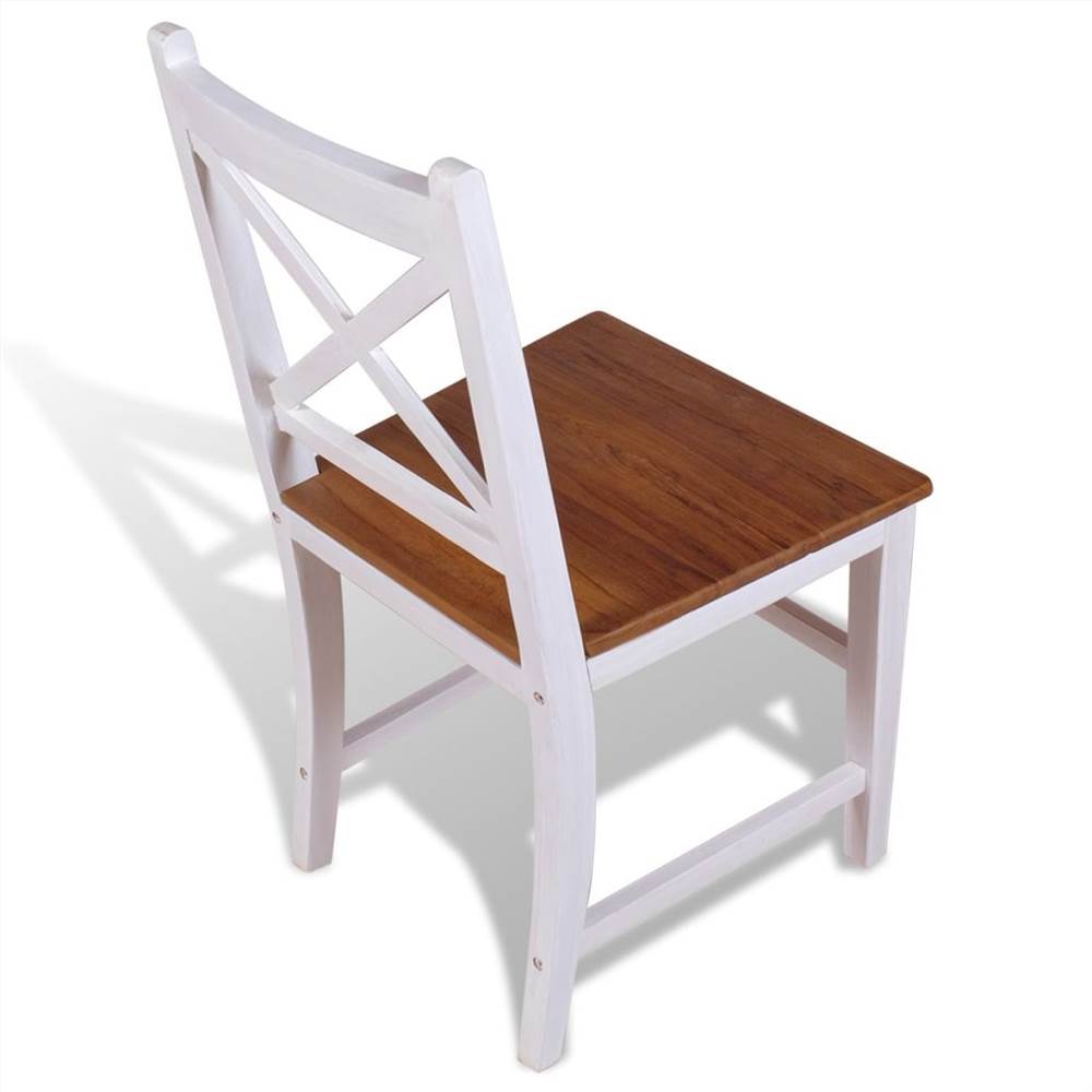 Dining Chairs 4 pcs Solid Teak Mahogany