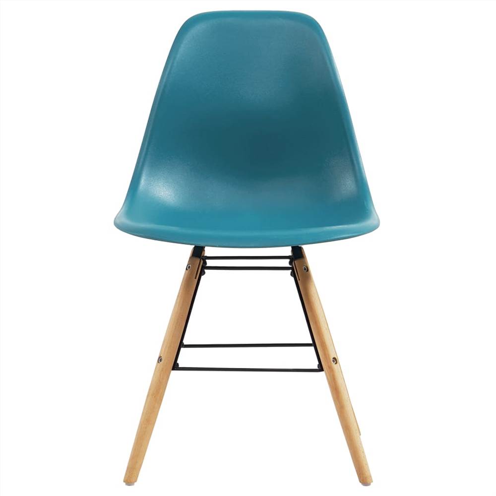 Dining Chairs 6 pcs Turquoise Plastic