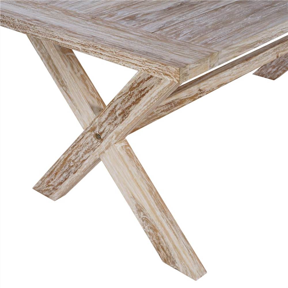 Dining Table 160x80x75 cm Solid Teak Wood